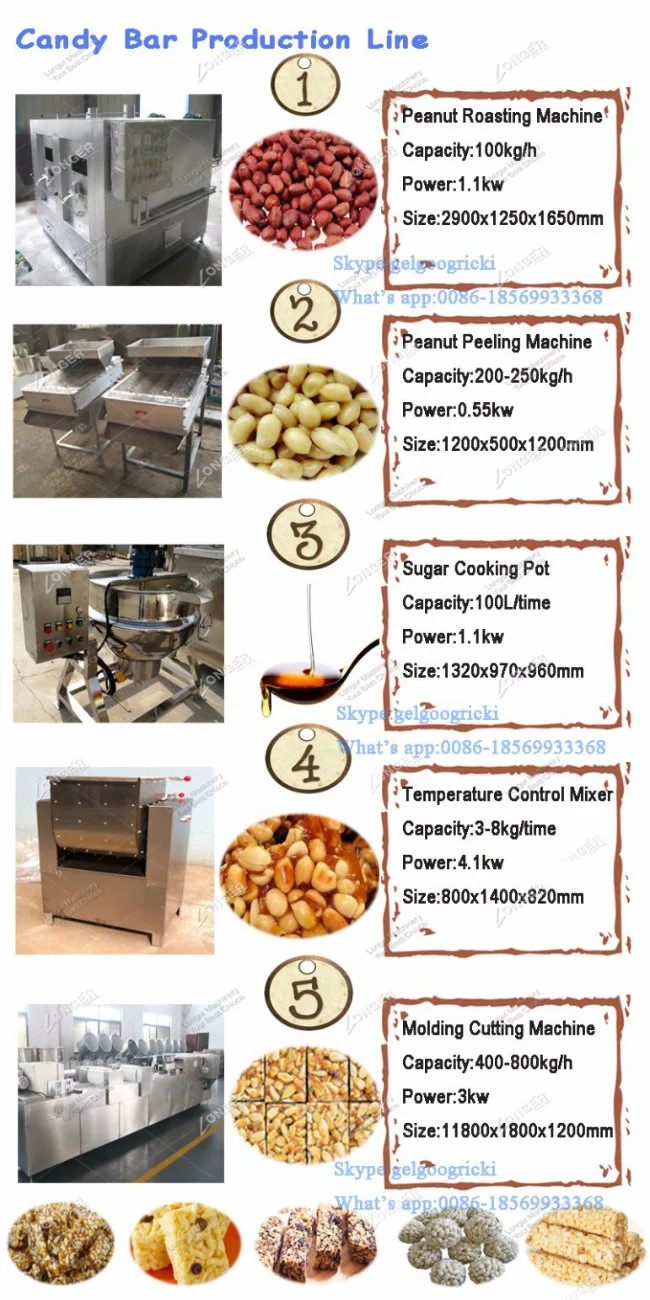 Best Manufacturer Price High Quality Sesame Candy Bar Making Machine