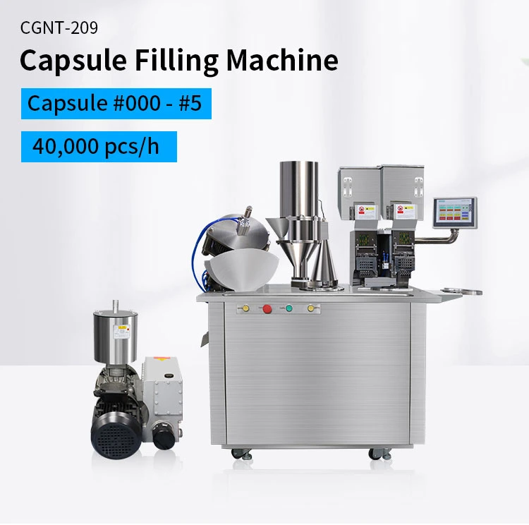 Upgrade Pharmaceutical Double Loader Semi Automatic Powder Empty Hard Gelatin Capsule Making Capsule Filling Machine