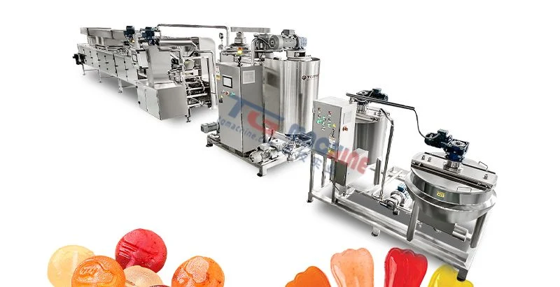 Wonderful Performance Hard Candy and Lollipop Confectionery Production Making Machine Line