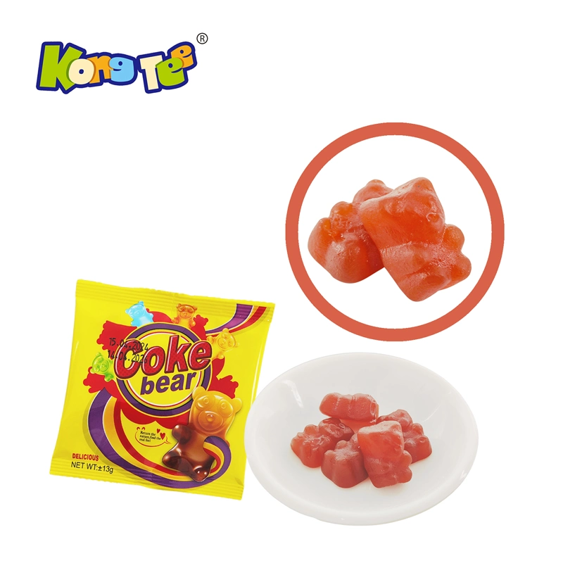 Dollar Store Confection Class Gummi Bears Gelatin Soft Coke Gummy Candy