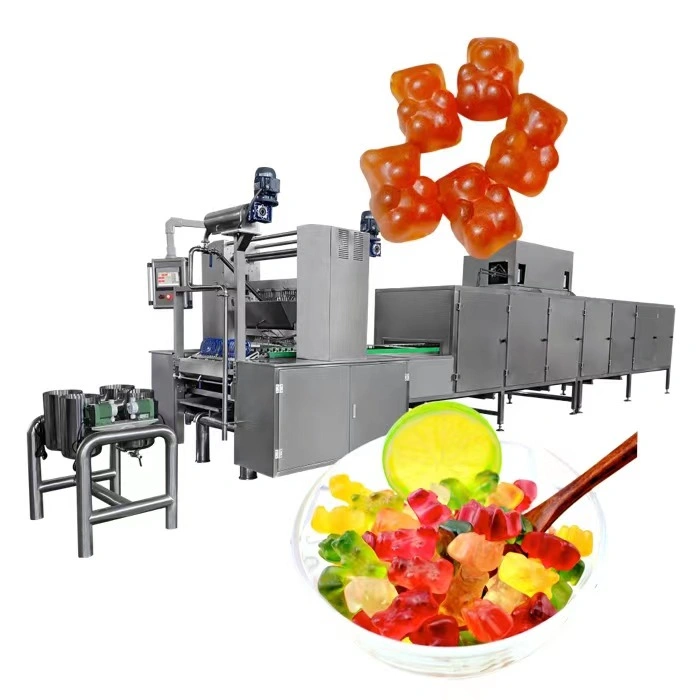 Full Automatic Gummy Bear Depositor Candy Soft Candy Machine with Engineer Available