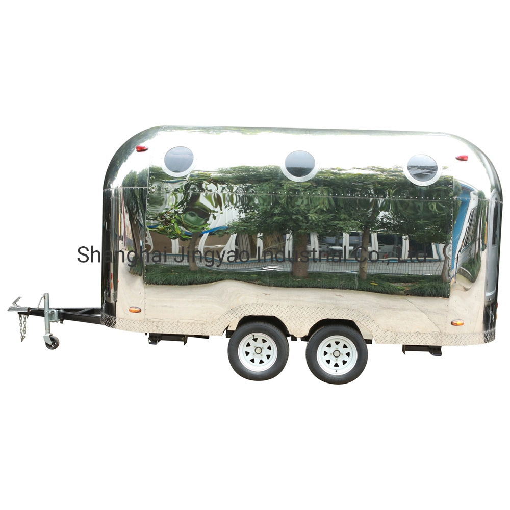 Electric Food Truck Fully Equipped Mobile Fast Food Concession Trailer Burger Van Street Food Trucks En USA Outdoor Food Cart Manufacturer Mobile Food Kitchen