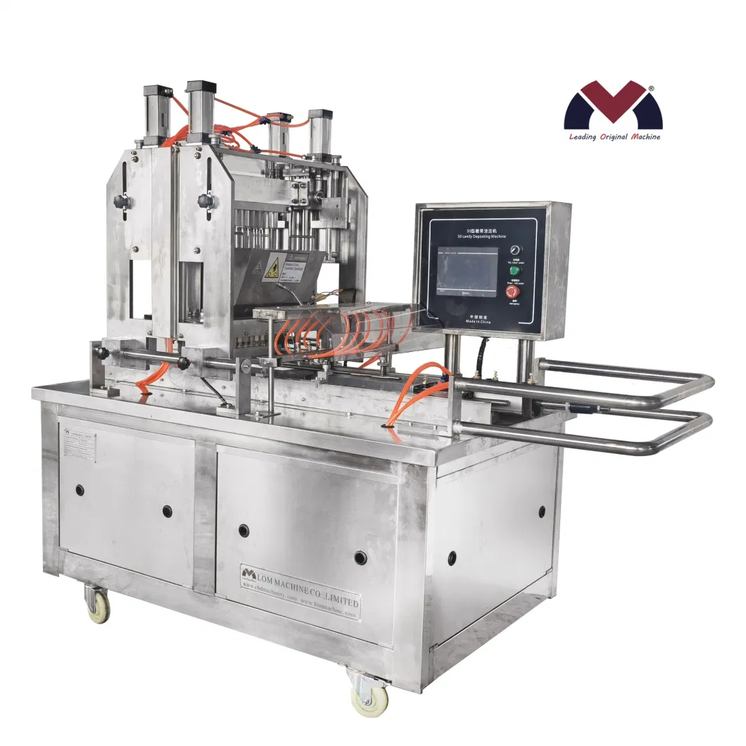 High Accuracy High Efficiency Automatic Vitamin Gummy Bear Soft Hard Candy Making Depositor Production Line Candy Making Machines