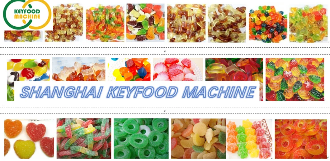 Jelly Candy Gummy Production Line with PLC Panel