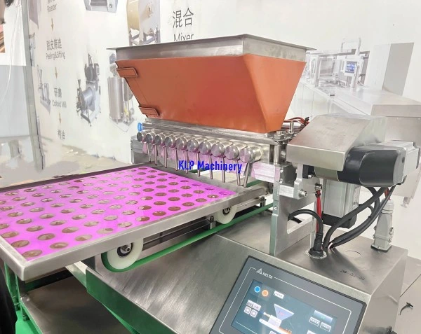 Commercial Chocolate 10 Nozzles Table Top Depositor Depositing Machine for Hard Candy, Gummy Multi Vitamin Gummy Bear Candy Depositor