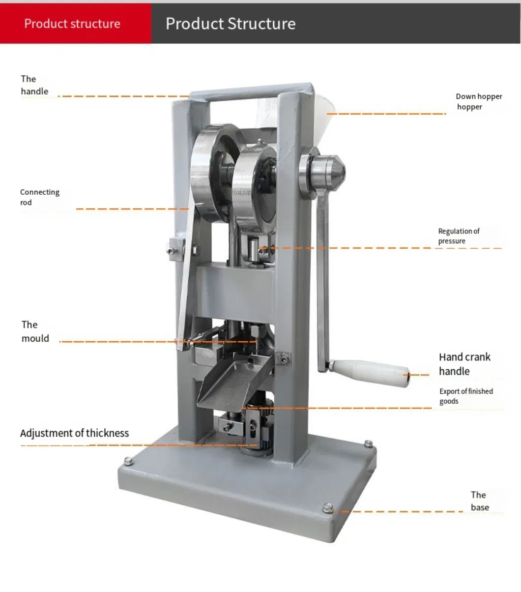 Tdp0 Manufacturing Hand Press Tablet Machine Candy Press Tablet Press Machine