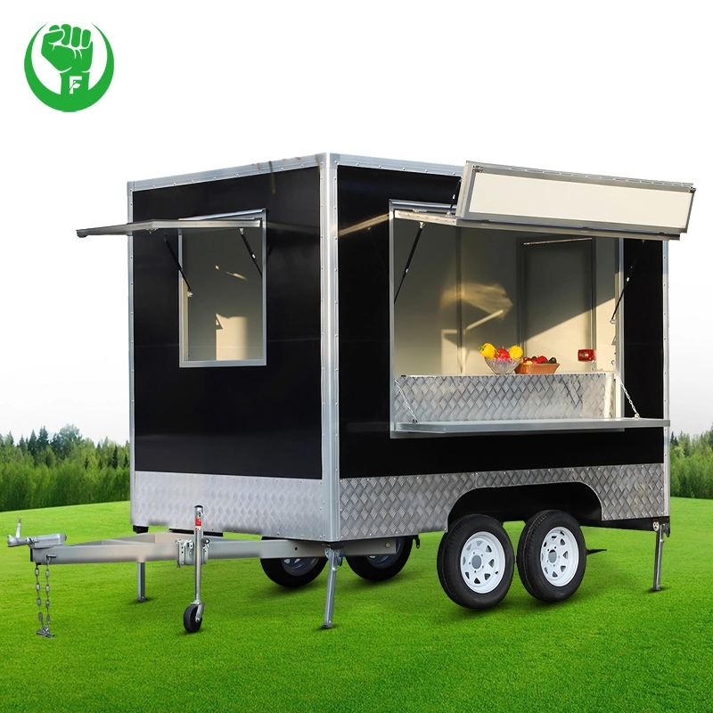 Custom Street Retro Concession Trailer Mobile Fast Food Kitchen