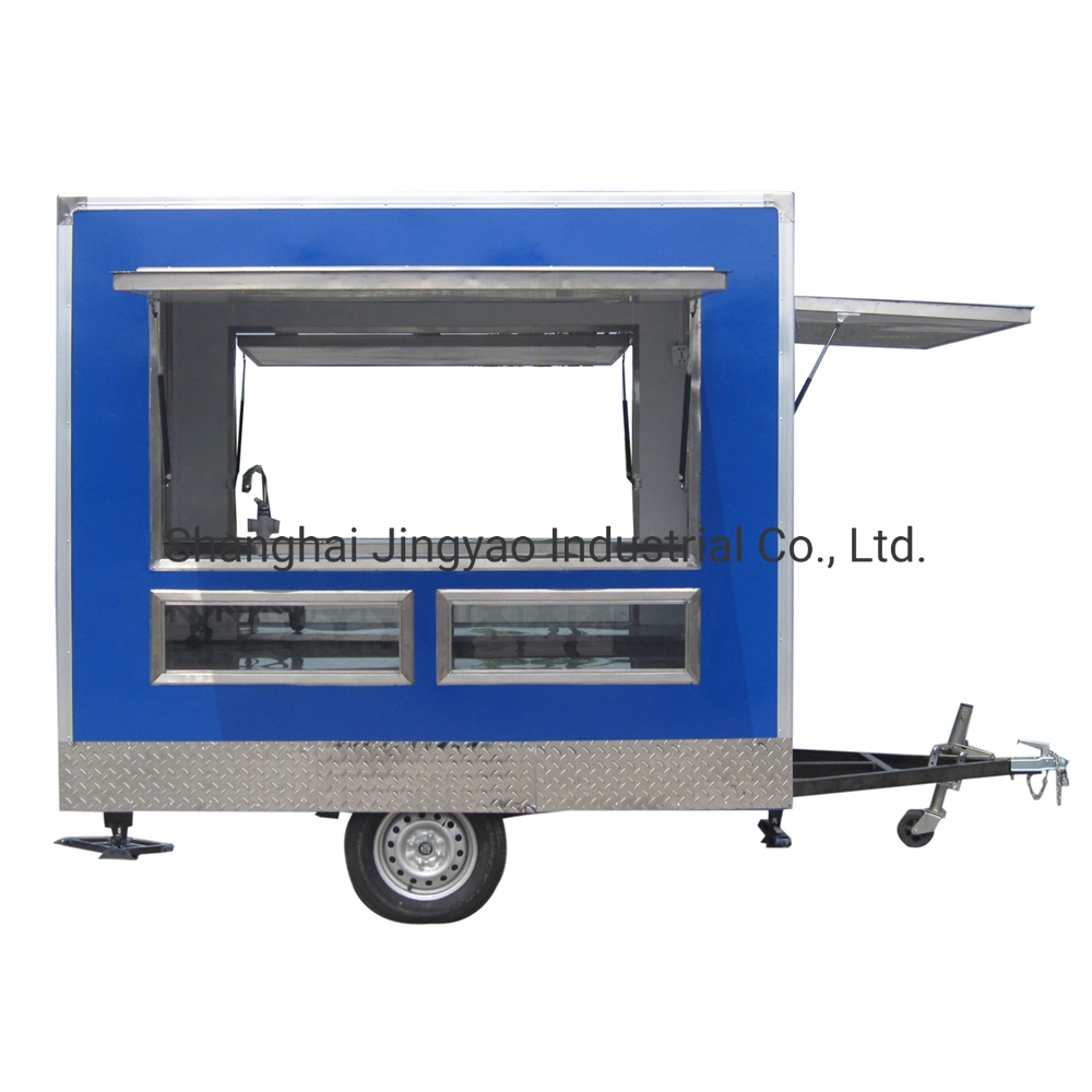 Electric Food Truck Fully Equipped Mobile Fast Food Concession Trailer Burger Van Street Food Trucks En USA Outdoor Food Cart Manufacturer Mobile Food Kitchen