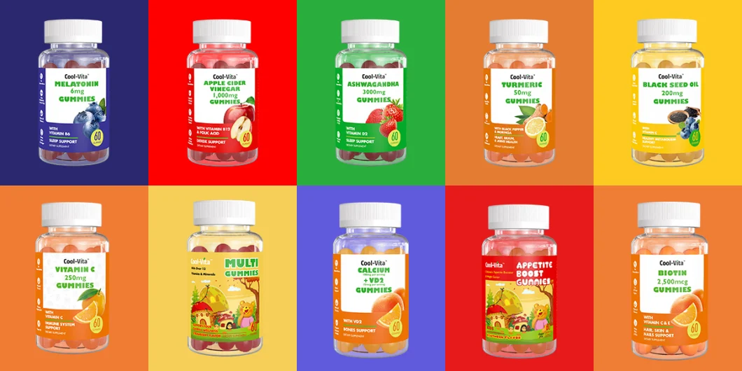 Delicious Gummy Candy Factory OEM Digestive Advantage Probiotic Gummies for Digestive Health