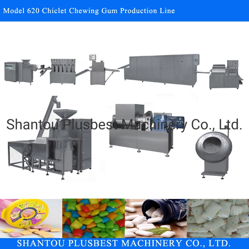 Candy Machinery Chiclet Chewing Gum Production Line