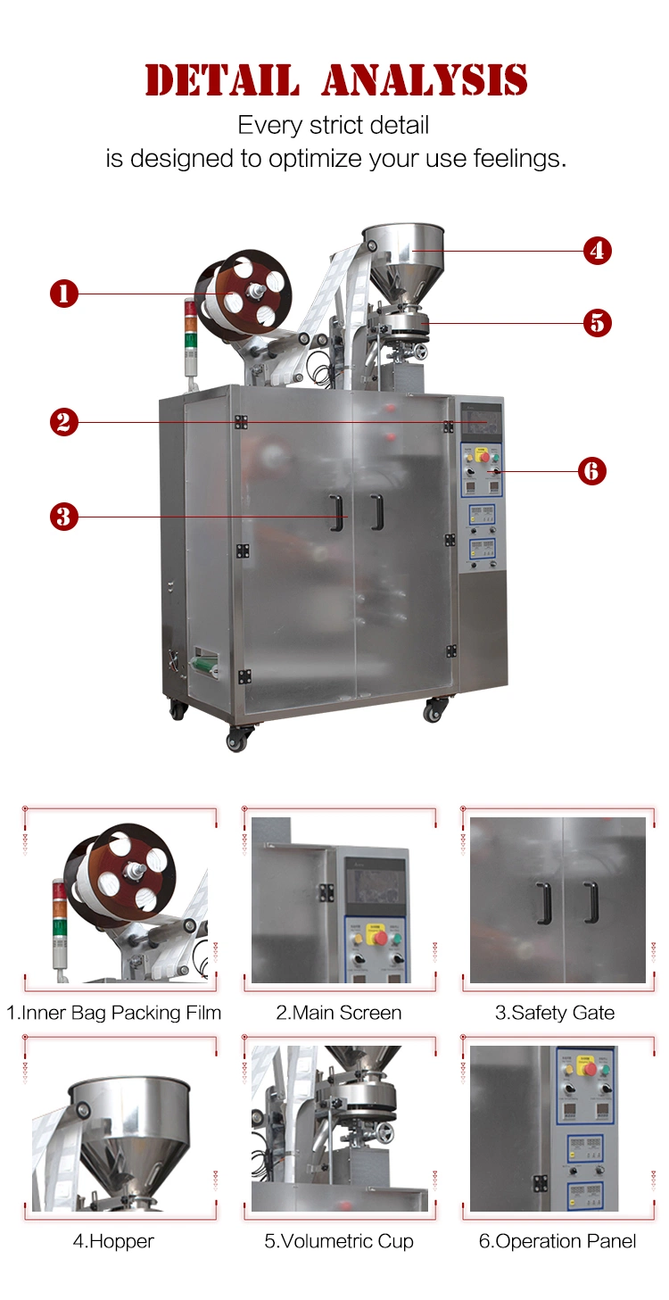 Ultrasoinc Sealing Coffee Candy Drip Bag Packaging Machine