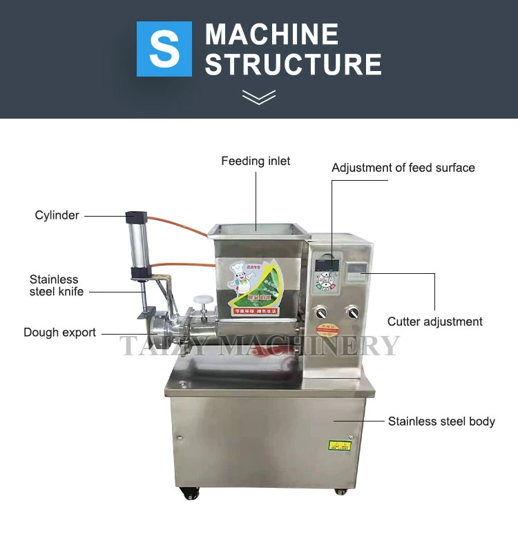 Popping Boba Machine Sweet Dumpling Machine Dough Divider Rounder Machine