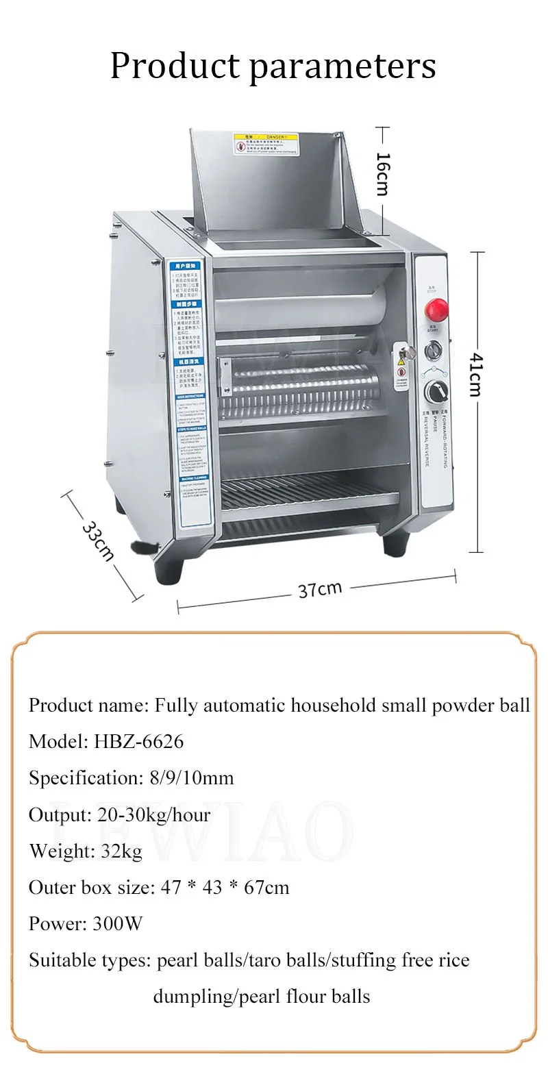 Popping Boba Pearl Machine Taro Cassava Ball Maker Tapioca Pearl Machine