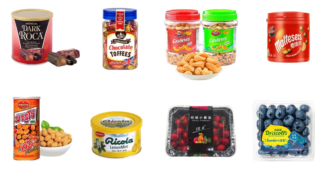 Multi-Function Sticky Candy Gummy Bear Packing Round Bottle Jar Can Filling Packaging Machine