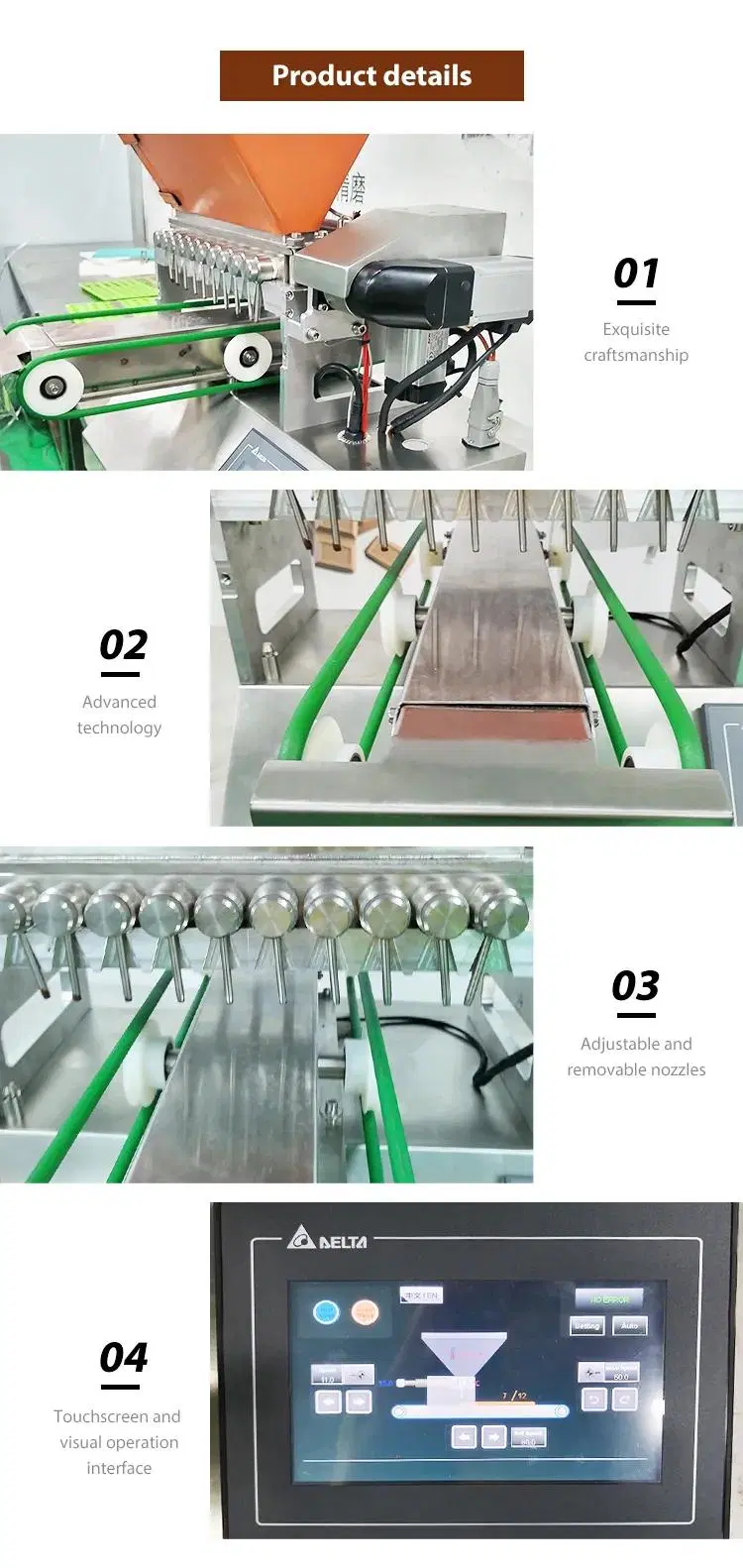 Lst Simi Automatic Gummies Manufacturing Machine Vitamin Gummy Making Machine for Chocolate and Hard Candy