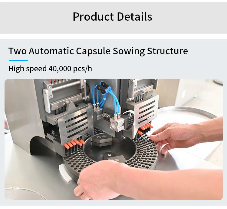 Upgrade Pharmaceutical Double Loader Semi Automatic Powder Empty Hard Gelatin Capsule Making Capsule Filling Machine