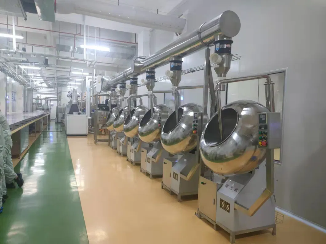 Lst Easily Operate Stainless Steel Gummy Candy Sugar Coating Machine