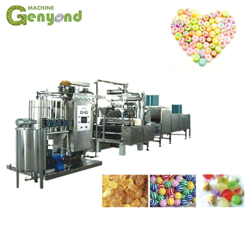 Factory Hard Candy Cooking Depositing Moulding Forming Making Machine Sweets Candy Production Plant Line with Different Capacities