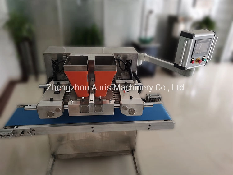 PLC Control 304 Stainless Steel Capacity 4-6 PCS/Min Chocolate Dipping Cream Pouring Machine