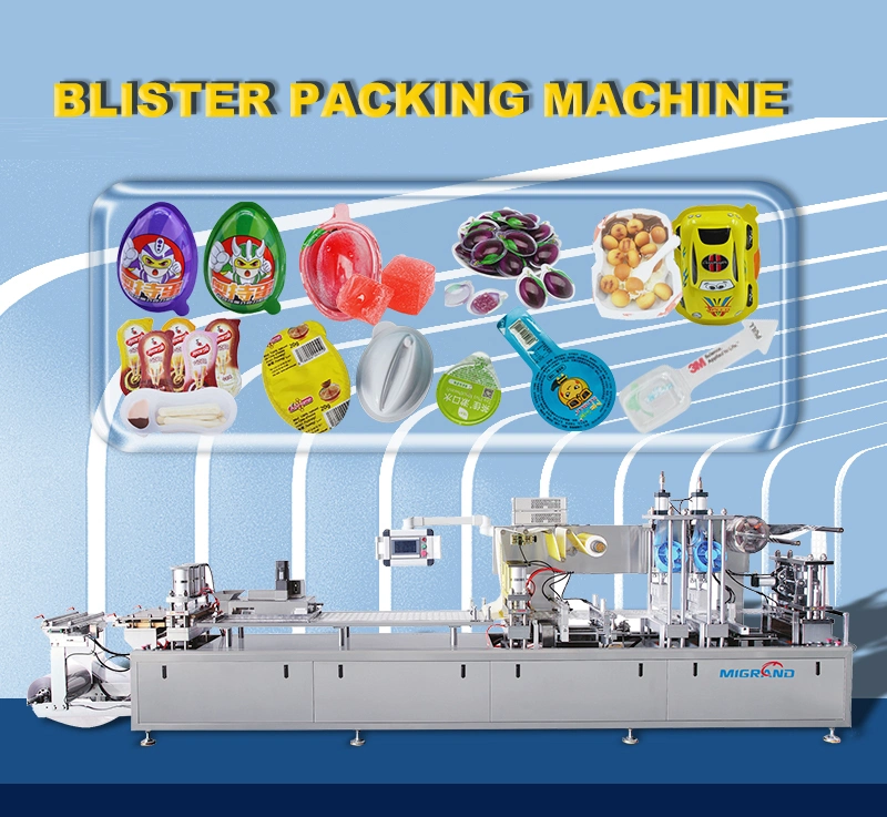 Full Automatic Surprise Egg Joy Egg Blister Packaging Machine Chocolate Egg with Toys Making Machine