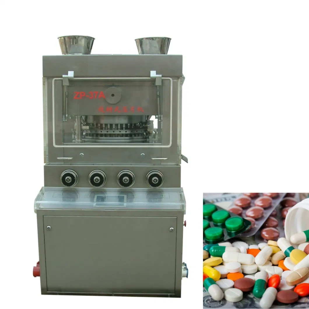 Small Scale Laboratory Fully Automatic Rotary Tablet Press Candy Pill Making Machine