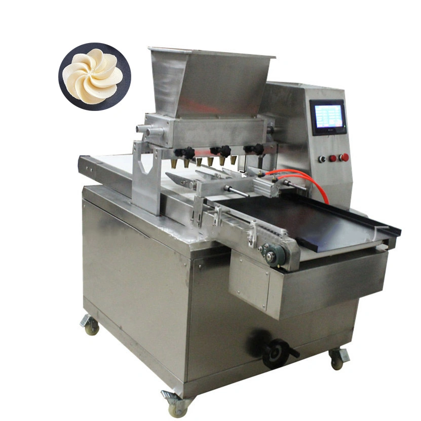 Automatic PLC Control Cutter and Depositor/Small Biscuit Cookies Machine/Cookie Making Machine