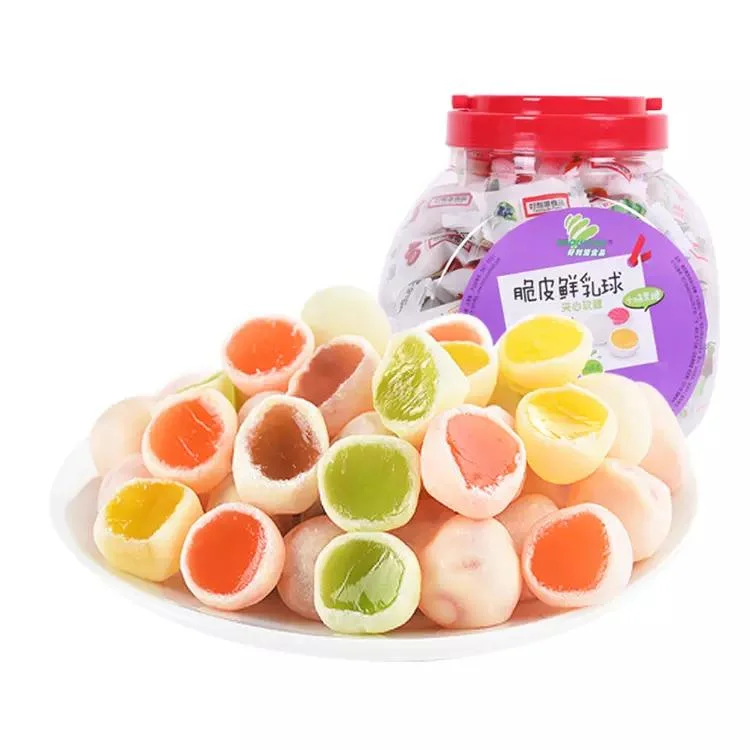 Gummy Candy Manufacturers Wholesale Classic Crispy Milk Gummy Candy Fruit Candy