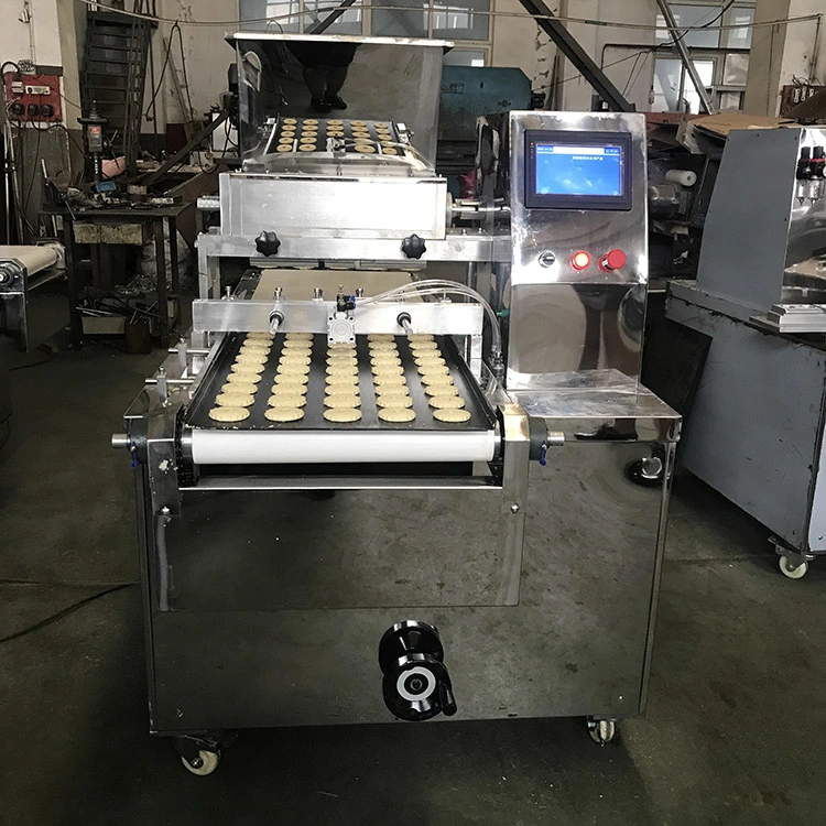 Automatic PLC Control Cutter and Depositor/Small Biscuit Cookies Machine/Cookie Making Machine