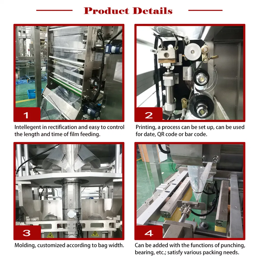 Factory Price Vertical Film Packing Machine Used for Chips/Nuts/Candy Packaging