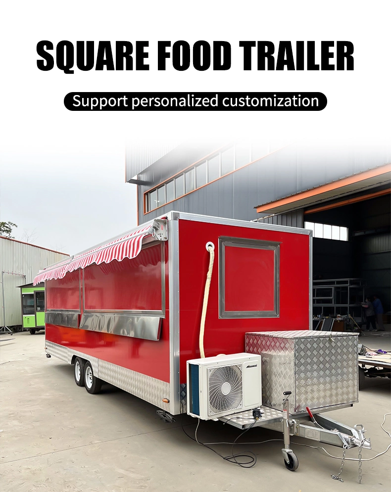 C 1208 Mobile Cart Fast Food Truck Trailer Mobile Kitchen