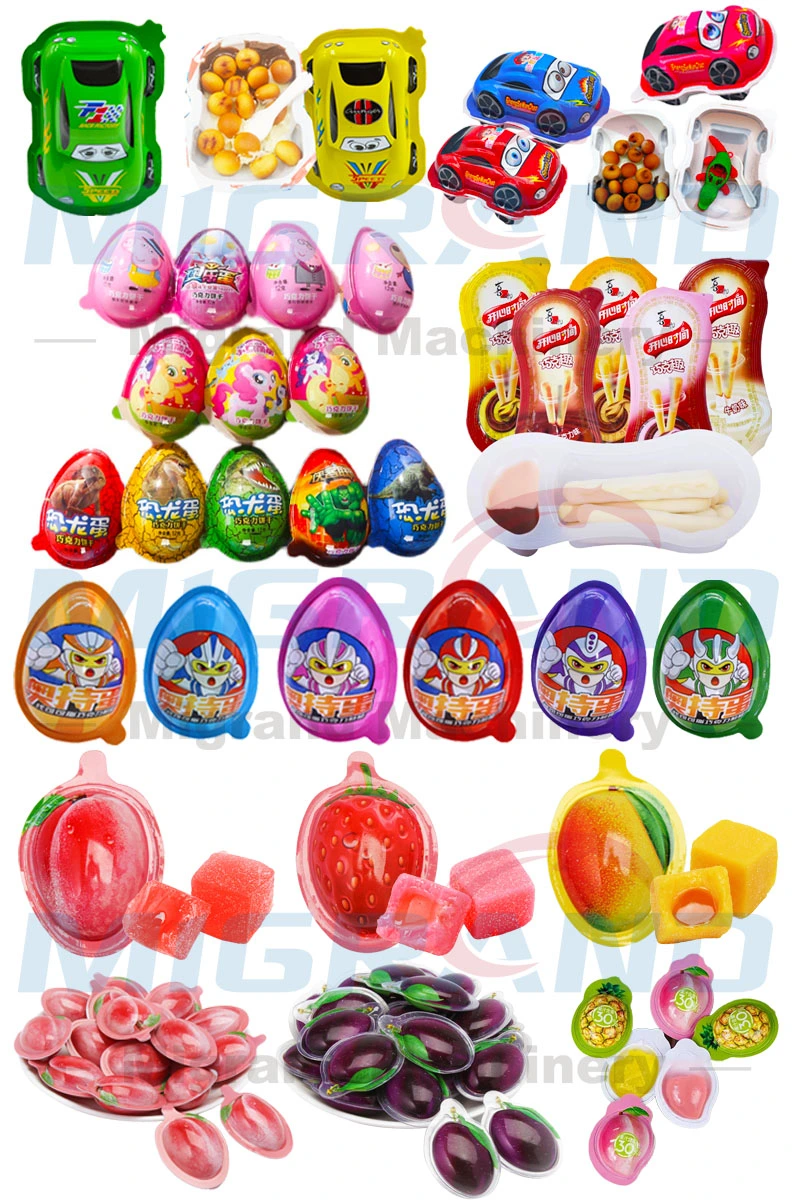 Full Automatic Surprise Egg Joy Egg Blister Packaging Machine Chocolate Egg with Toys Making Machine