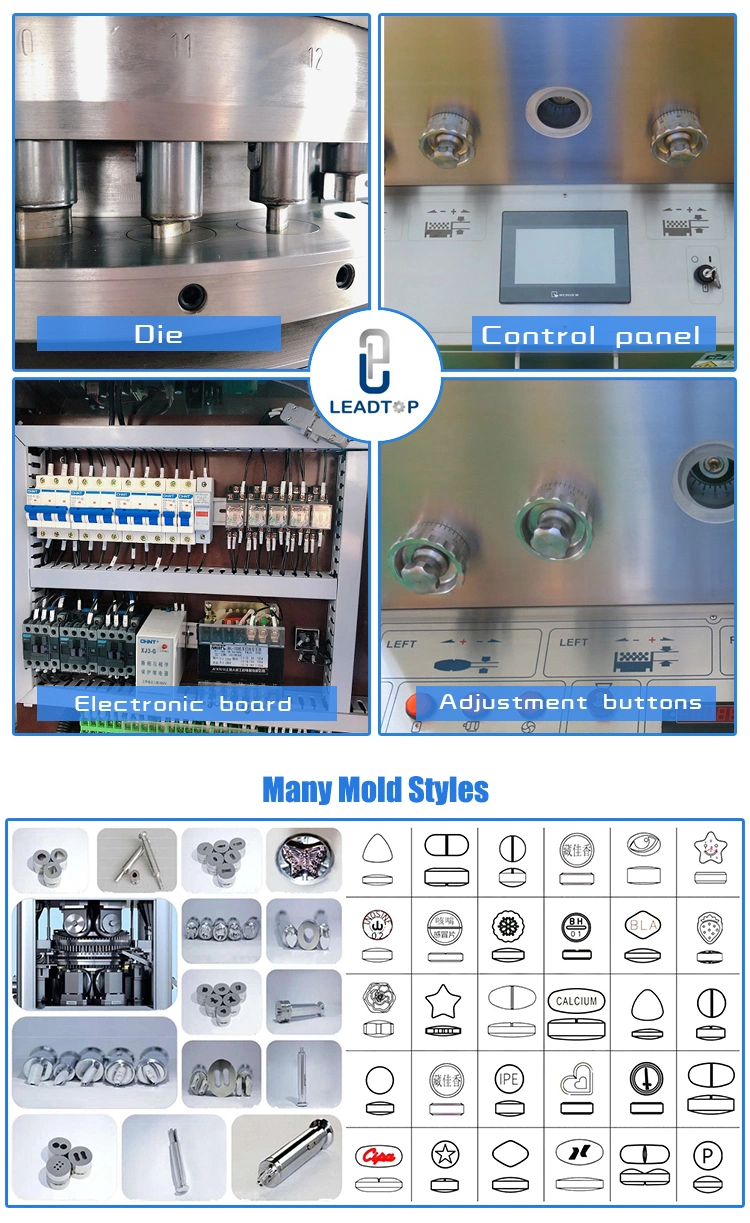 Versatile Pill Press Machinery for Pharmaceutical and Candy Manufacturing