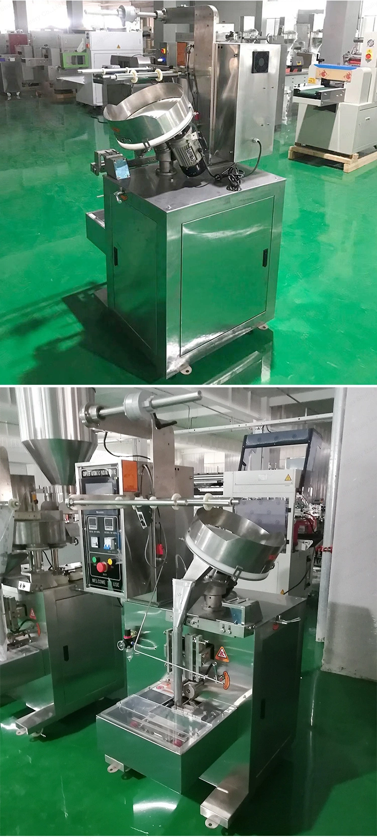 Tablet Wrapping Machine, Vertical Candy / Capsule / Tablet Counting Packing Filling Machine