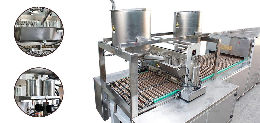 Automatic Jelly Candy Production Line with Servo Driven Soft Candy Depositor