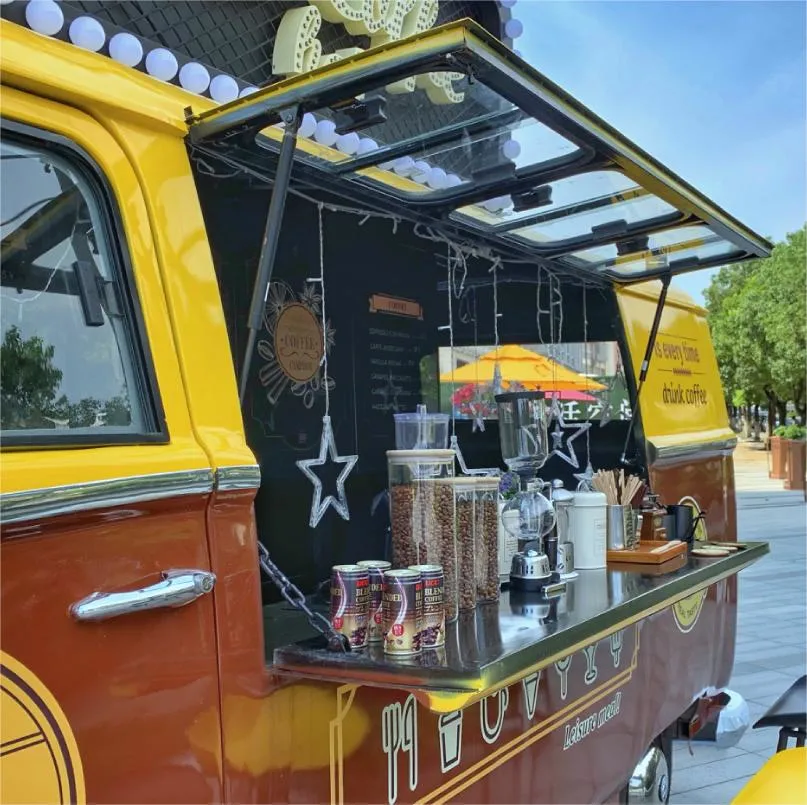 Wecan Vending Electric Ice Cream Coffer Mobile Street Cold Drinks Easy Operation BBQ Kitchen