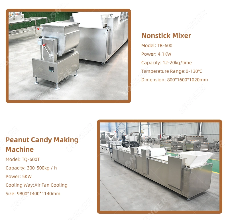 Small Almond Candy Making Machine Price Energy Cereal Bar Production Line in India for Sale