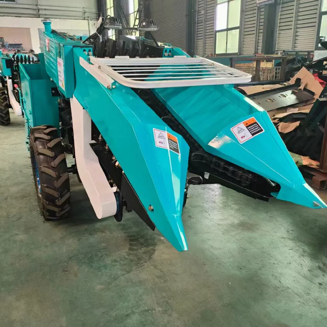 Single Row Self-Propelled Small Sweet Corn Combine Harvester for Sale Maizi Harvesting Machine