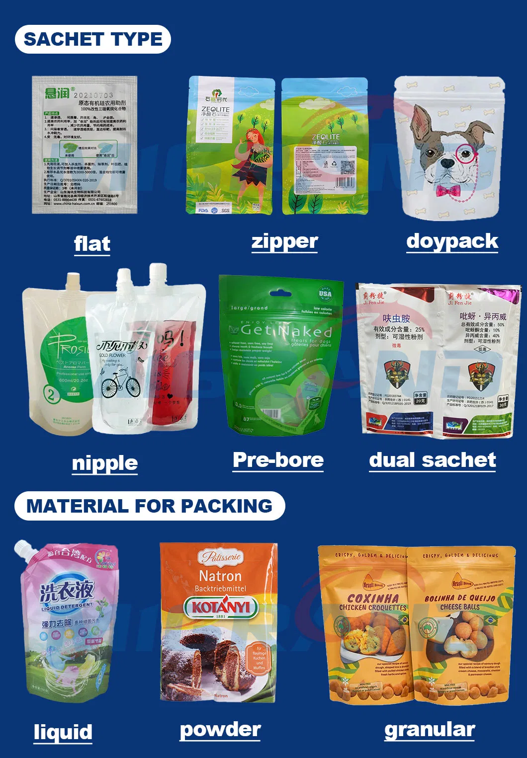 Automatic Ffs Horizontal Tea Bag Filling Machines Plastic Bag Pack Milk Gummy Candy Liquid Sauce &amp; Powder Sachet Pouch Filling Sealing Packaging Machinery