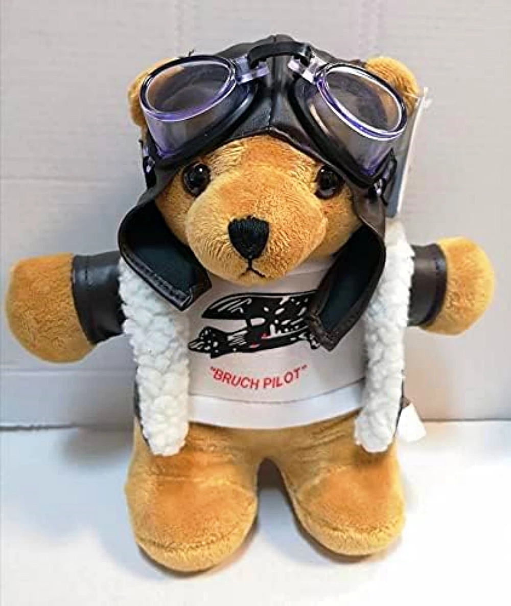 Teddys Rothenburg Cuddly Toy Pilot Bear with Outfit Goggles Soft Plush Doll