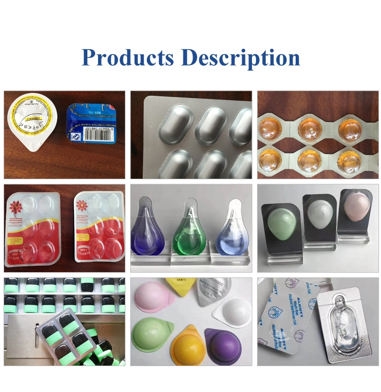 China Shanghai Hot Sale Tablet Capsule Pill Tablet Candy Packaging Machinery Automatic Big Blister Packing Machine