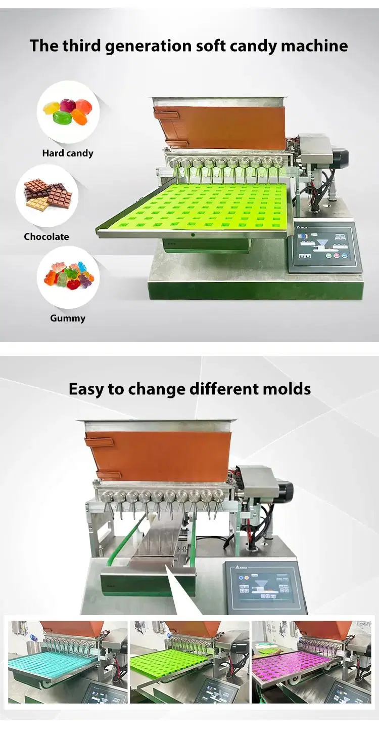 Lst Simi Automatic Gummies Manufacturing Machine Vitamin Gummy Making Machine for Chocolate and Hard Candy