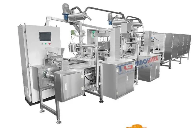 Wonderful Performance Hard Candy and Lollipop Confectionery Production Making Machine Line