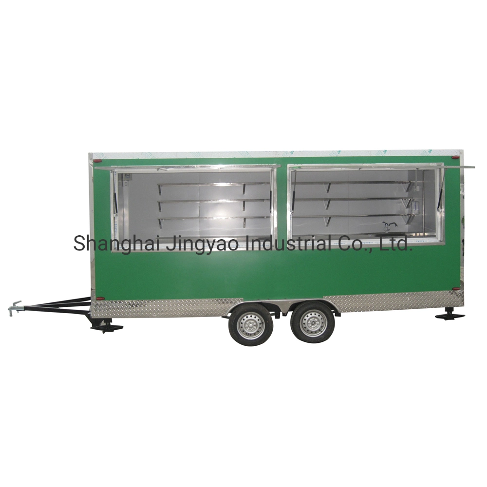 Electric Food Truck Fully Equipped Mobile Fast Food Concession Trailer Burger Van Street Food Trucks En USA Outdoor Food Cart Manufacturer Mobile Food Kitchen