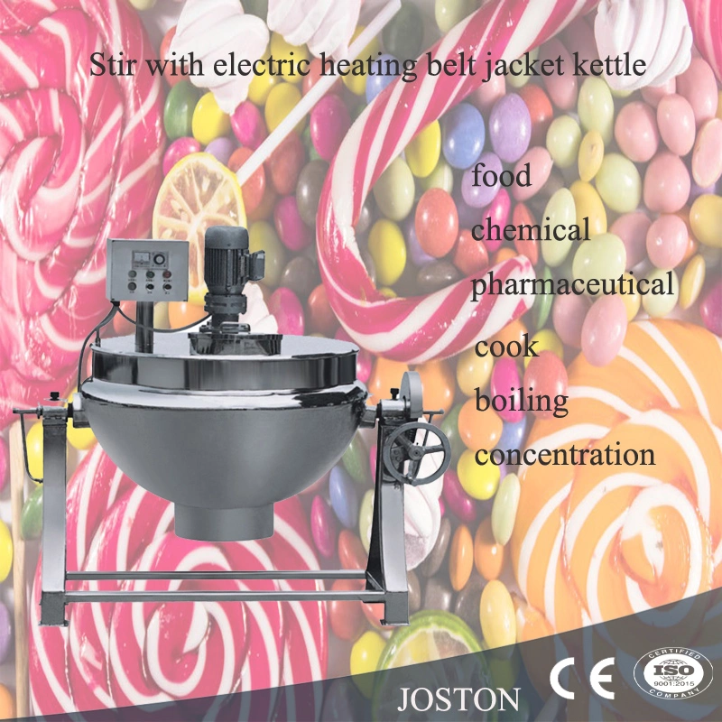 Joston Food Processor Hard Candy Fixed Cooking Pot Homogenizer Steam Jacket Kettle with Agitator