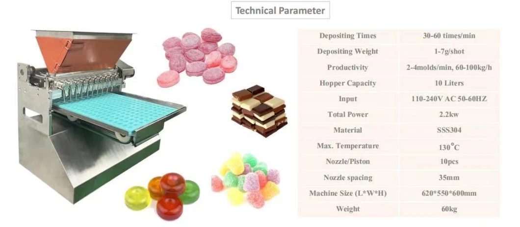 Gummy Bear Soft Candy Filling Machine