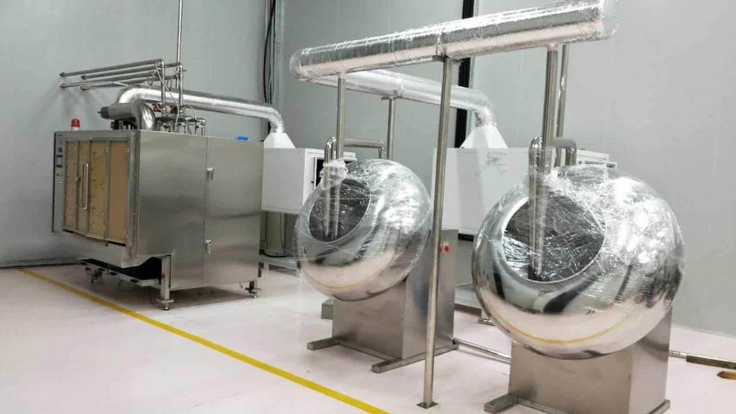 Lst Easily Operate Stainless Steel Gummy Candy Sugar Coating Machine