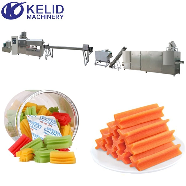 Molding Pet Chews Nutual Dog Food Treats Production Line