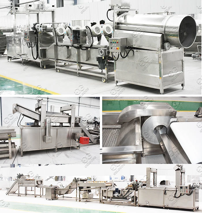 Industrial Full Automatic Fresh Frozen Sweet Potato Chips Production Line Frozen French Fries Making Machine