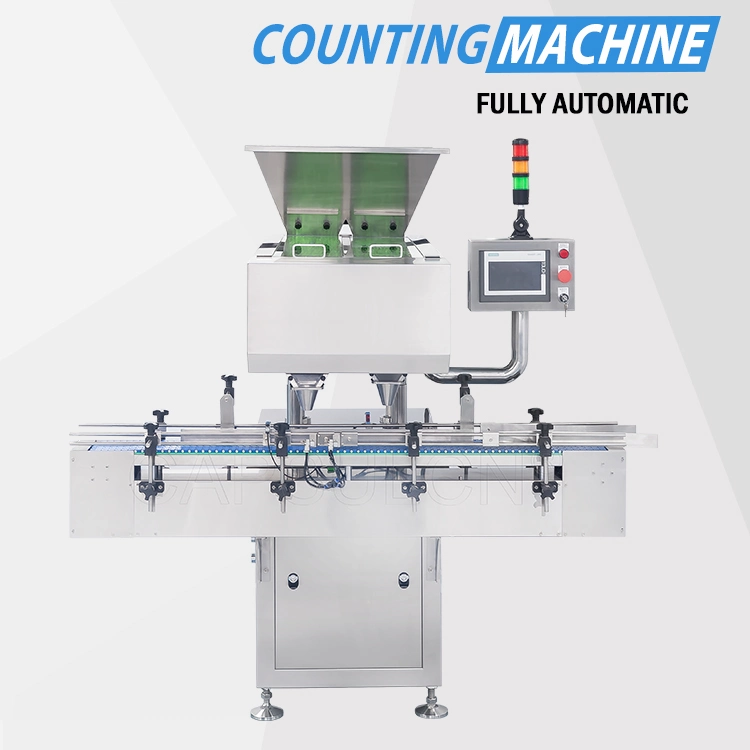 CE GMP 8 16 Lane Fully Automatic Gummy Candy Soft Sweets Chewing Gum Nut Electronic Counting Filling Line