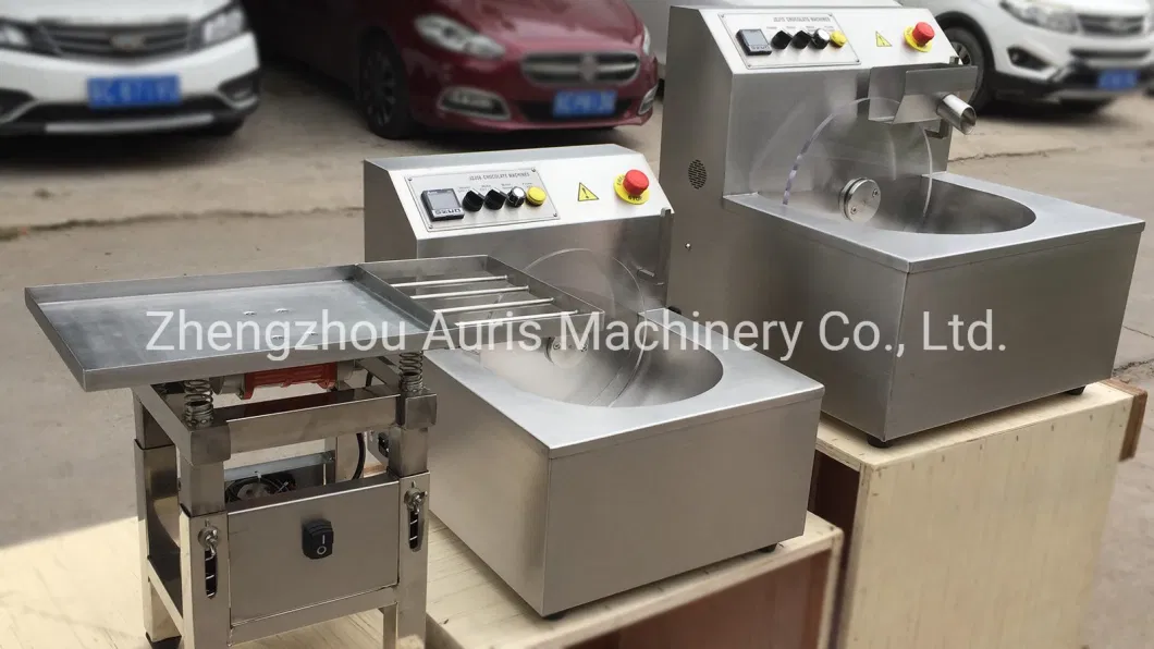 Home Use Chocolate Tempering and Molding Machine Chocolate Melting Tempering Machine 14kg Wheel China Small Chocolate Making Equipment